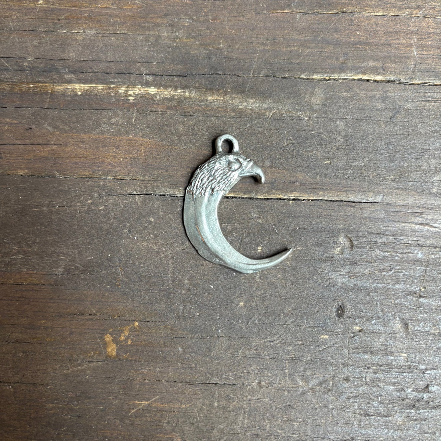 Handmade Silver Hawk Pendant