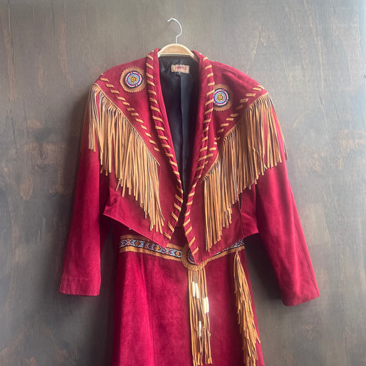 Frontier Collection Red Leather Set
