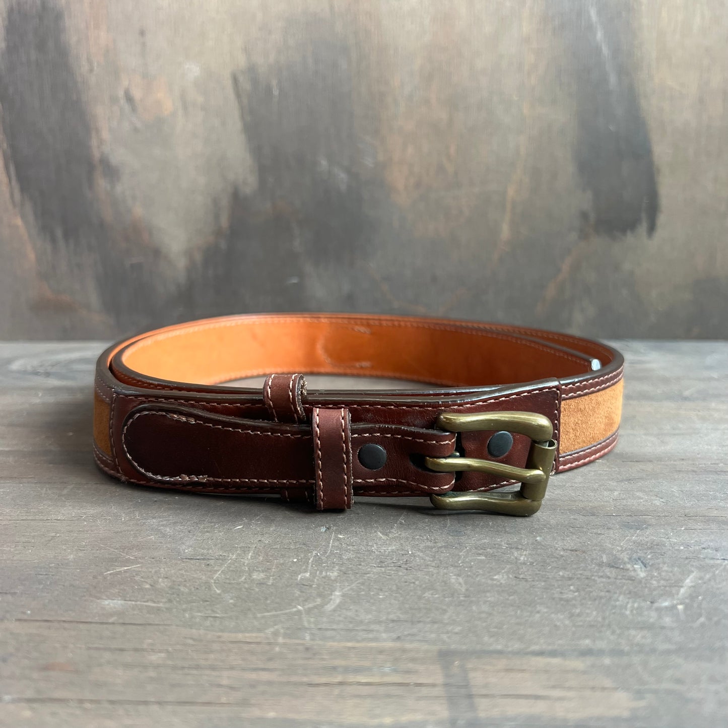 Orvis Two-Tone Leather Belt