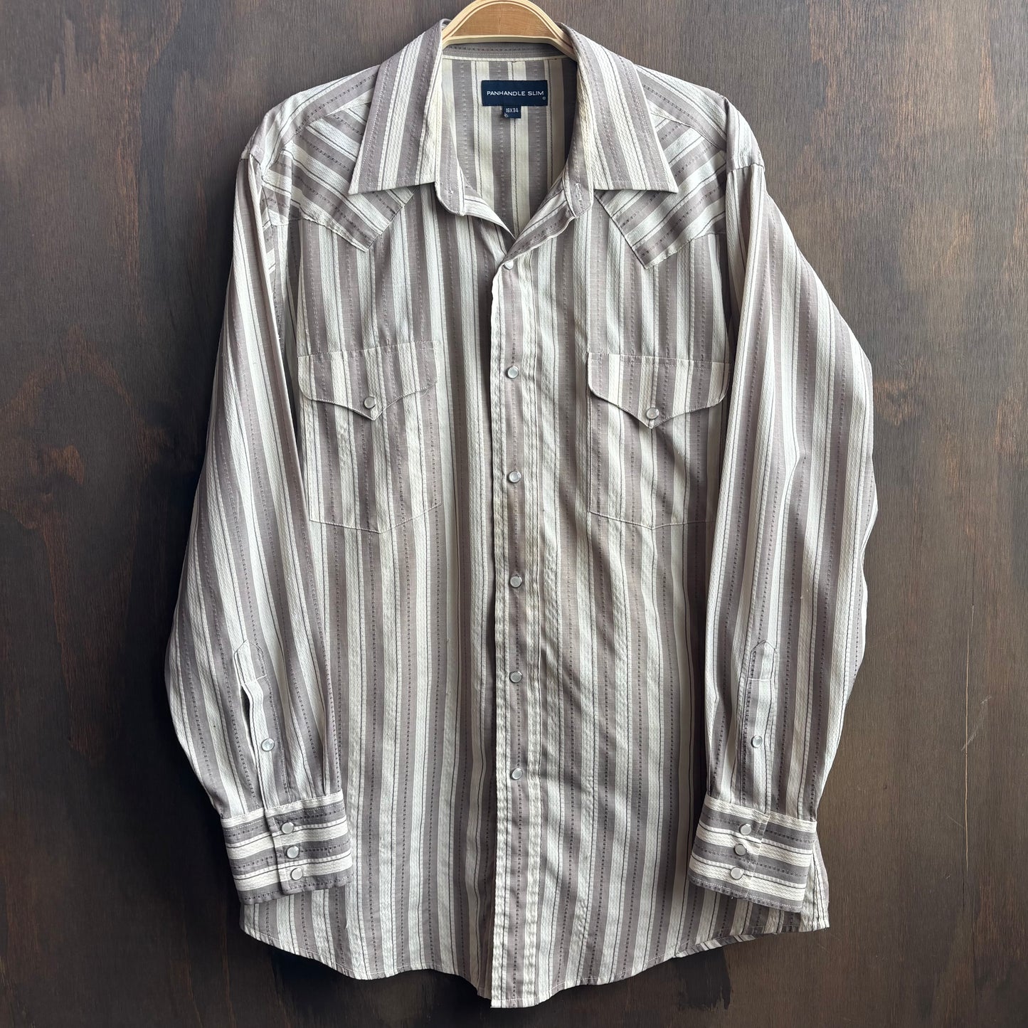 Panhandle Slim Striped Pearl Snap