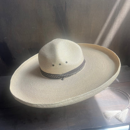 Cowboy Corral Custom Made Sombrero with Horse Hair Drawstring