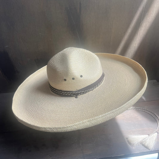 Cowboy Corral Custom Made Sombrero with Horse Hair Drawstring