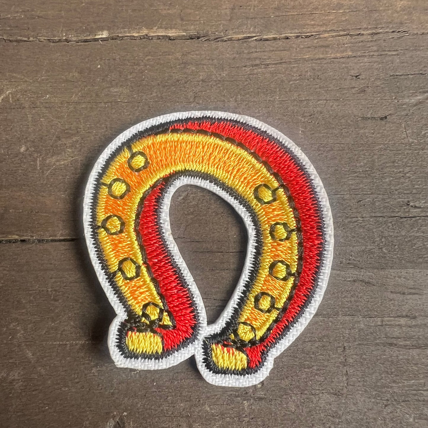 Gold Horseshoe Patch