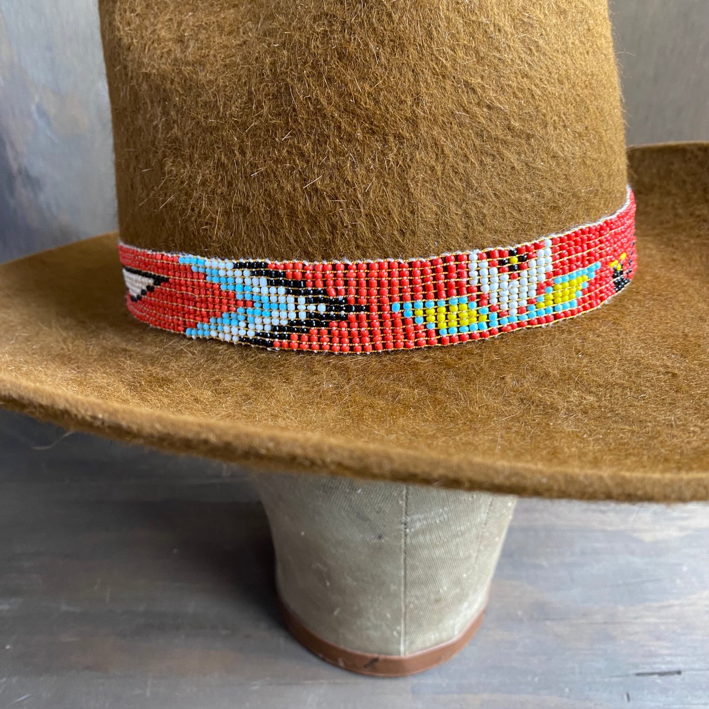 Justice Felt Hat with Beaded Band