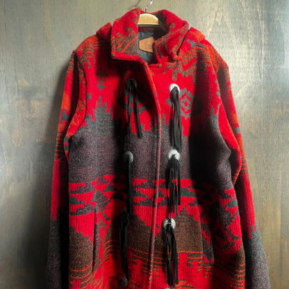 Woolrich Long Red Trench Coat