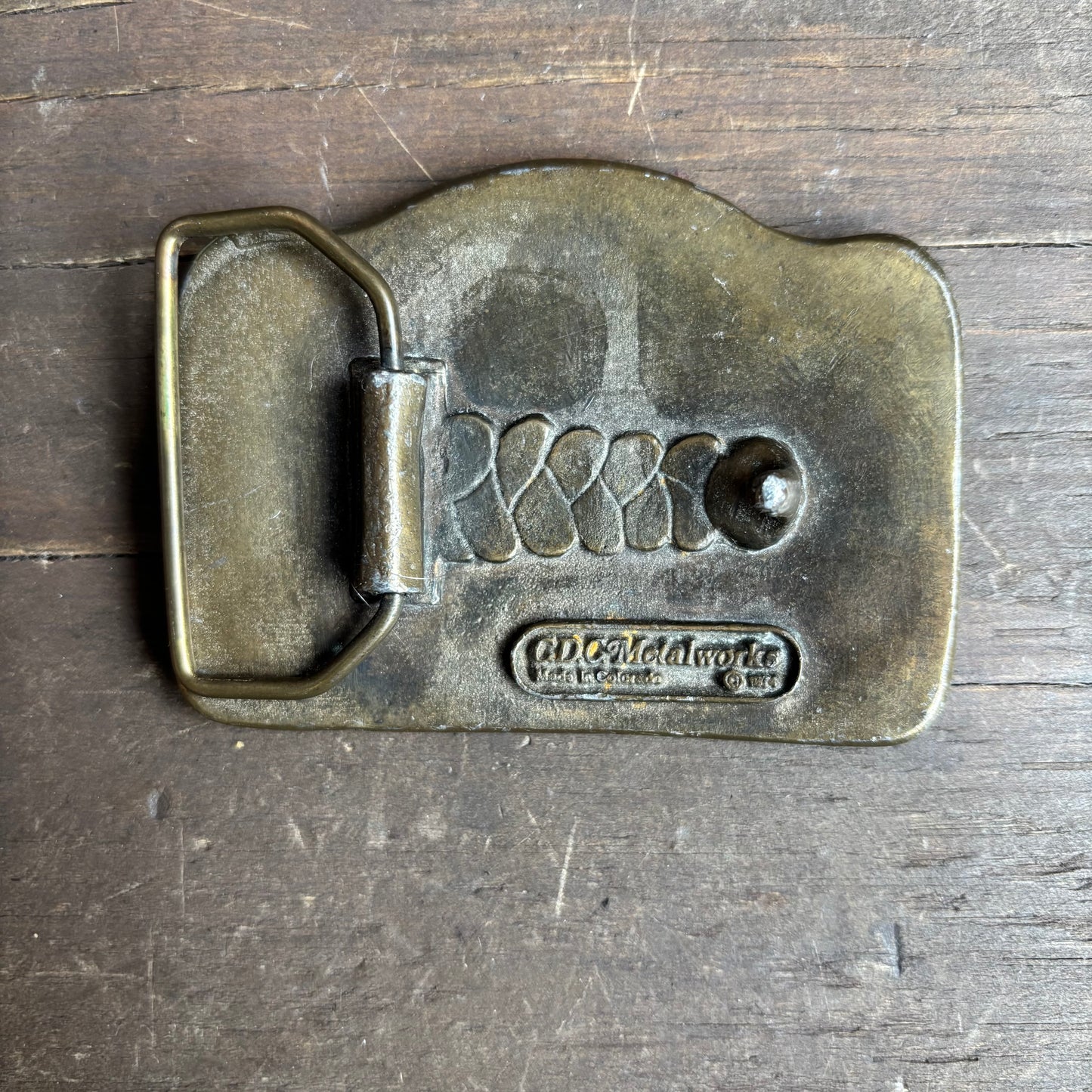 Brass Denver Belt Buckle