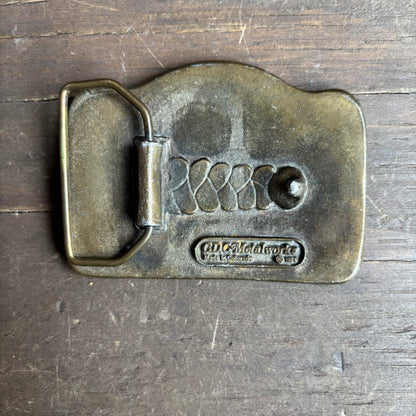 Brass Denver Belt Buckle
