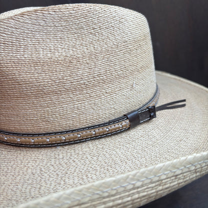 Stetson Tan Straw Golf Hat