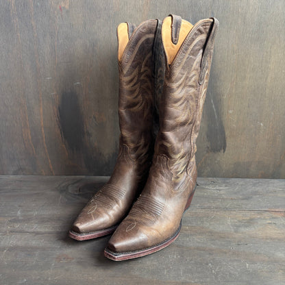 Tecova Brown Leather Boots