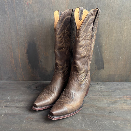 Tecova Brown Leather Boots