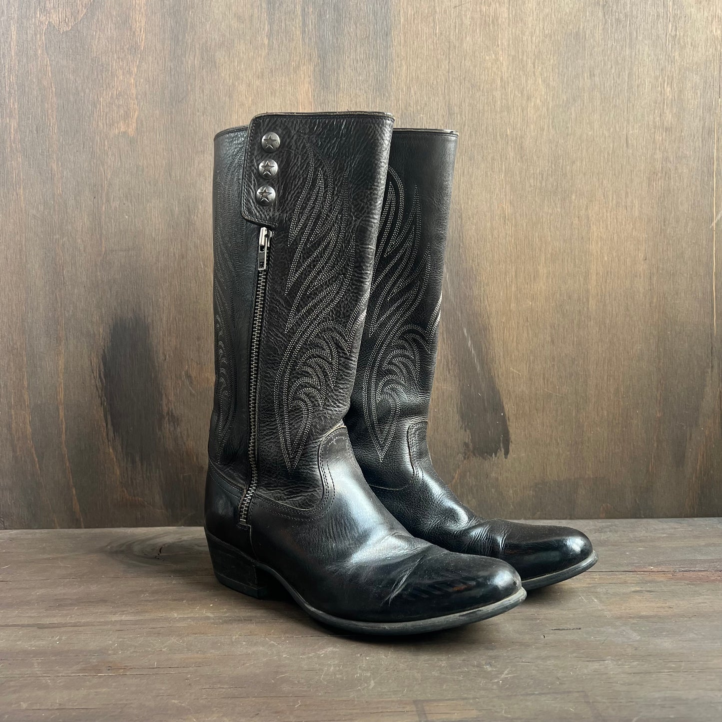 Ariat Black Leather Riding Boots