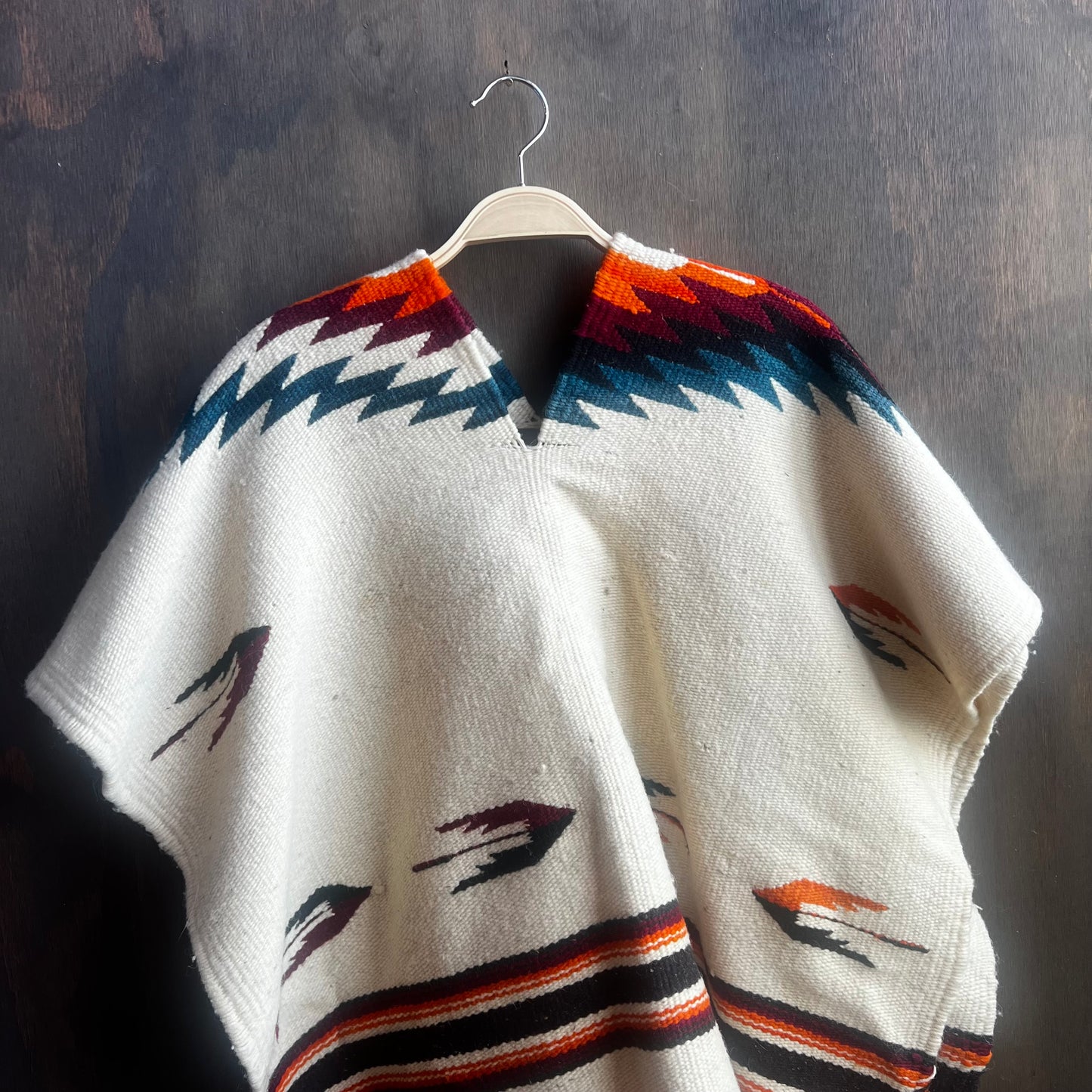 Western Wool Poncho