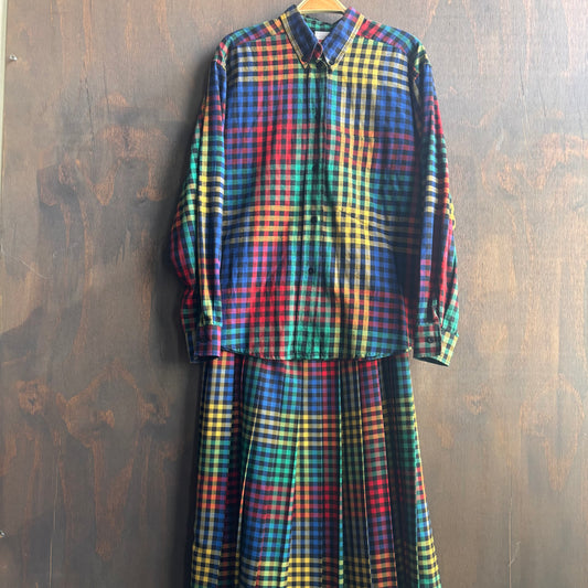 Vintage Mondi 3-Piece Plaid Set