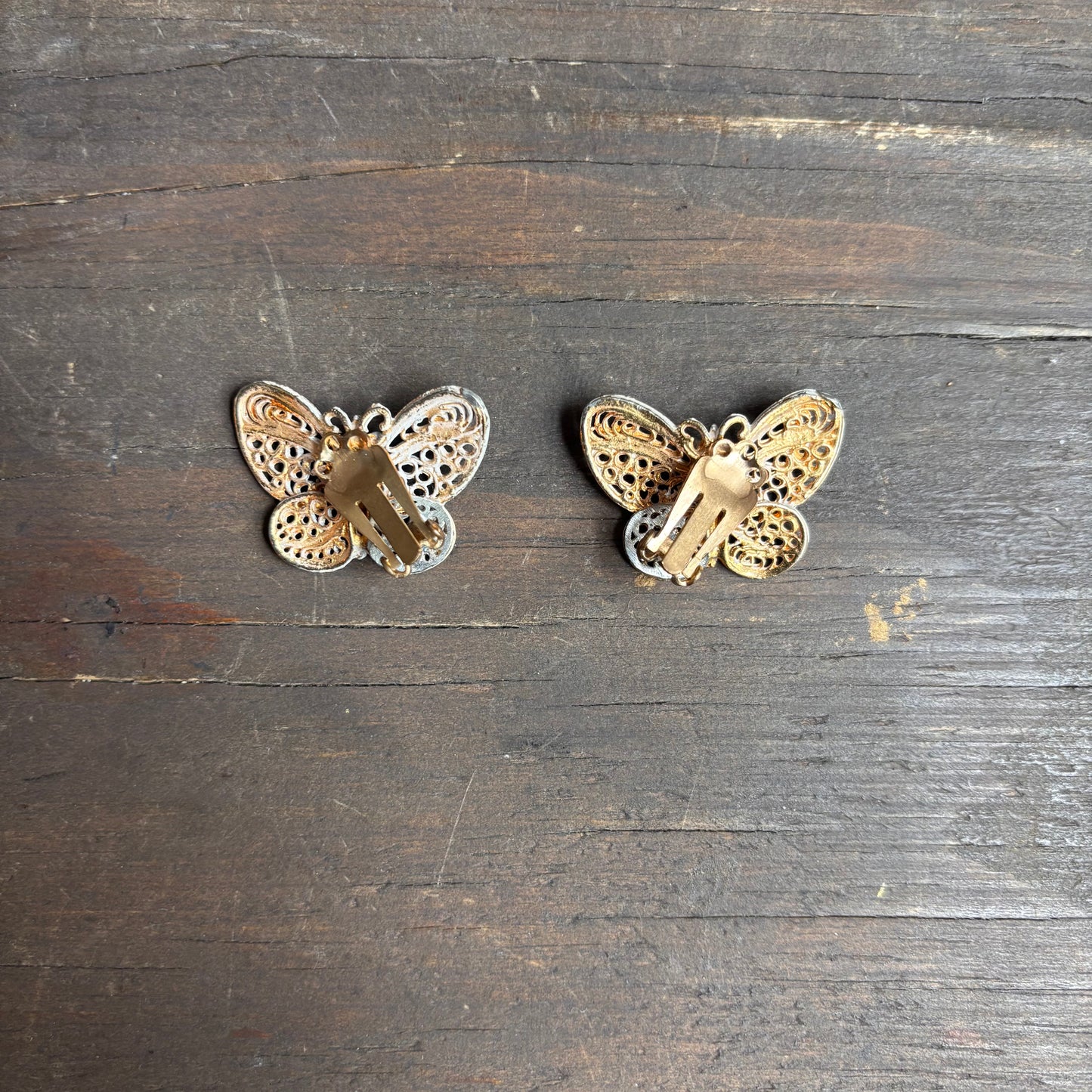 Butterfly Clip Earrings