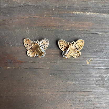 Butterfly Clip Earrings