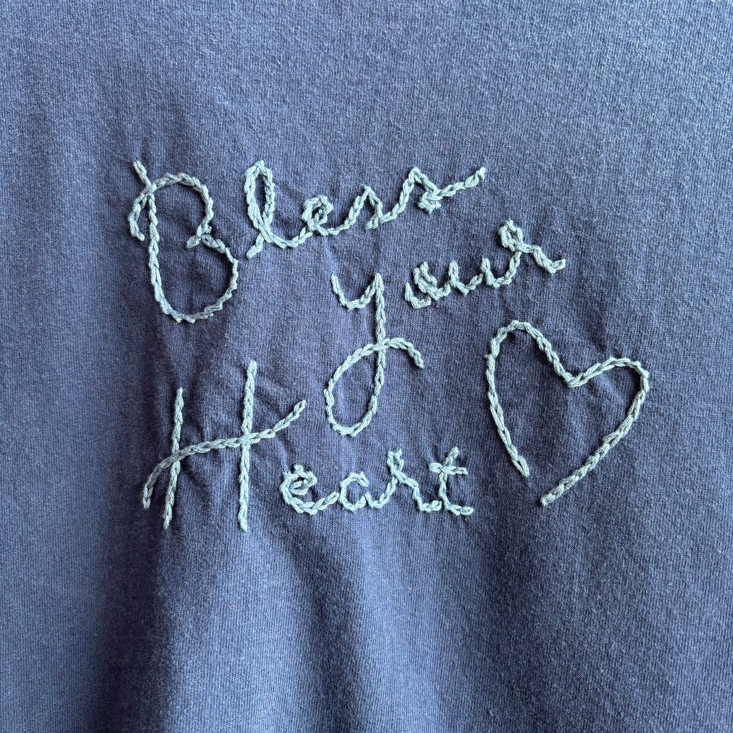 Custom Blue "Bless Your Heart" Tee Shirt