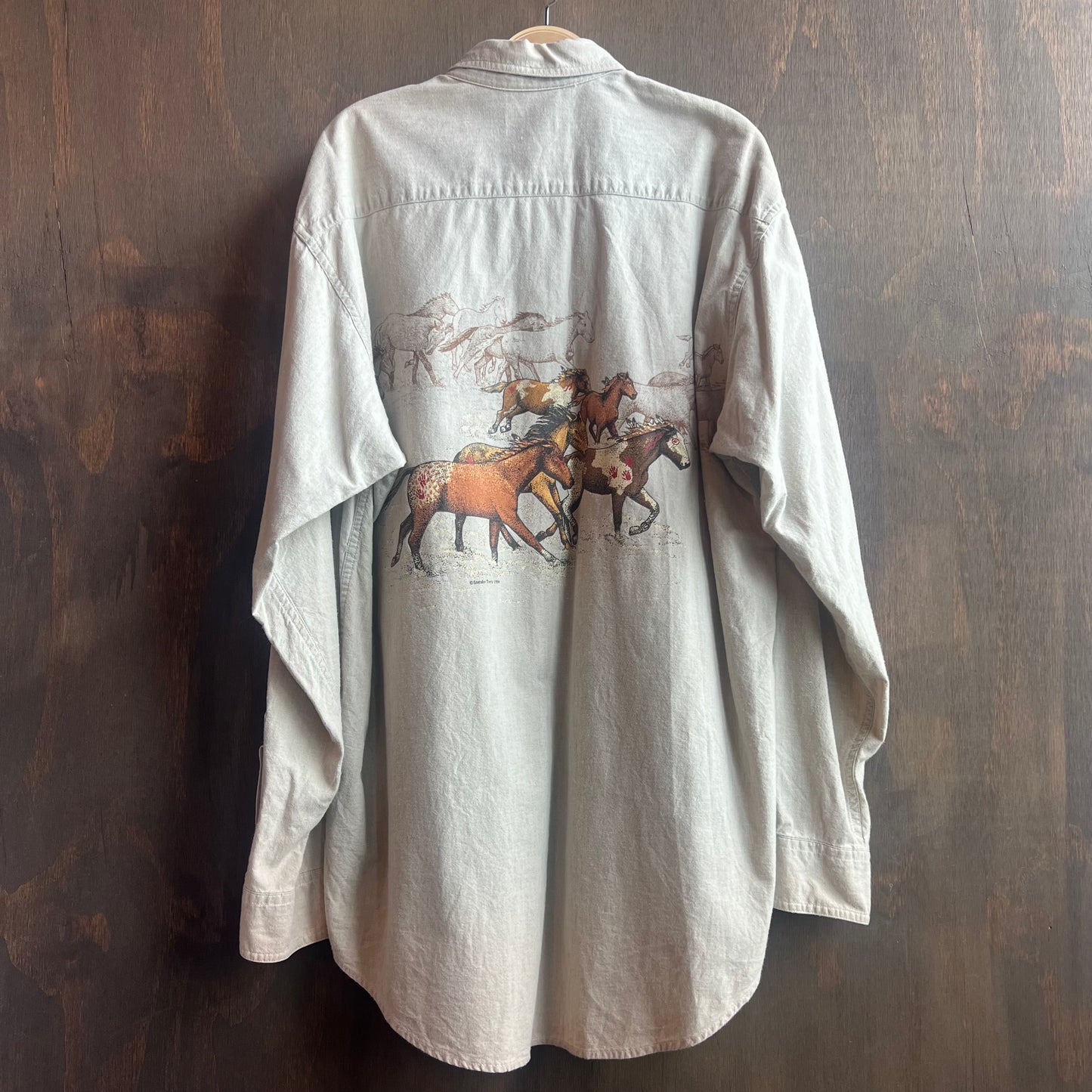 Ubetcha Painted Horse Button Up