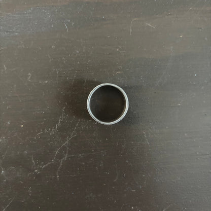 Silver Textured Band Ring