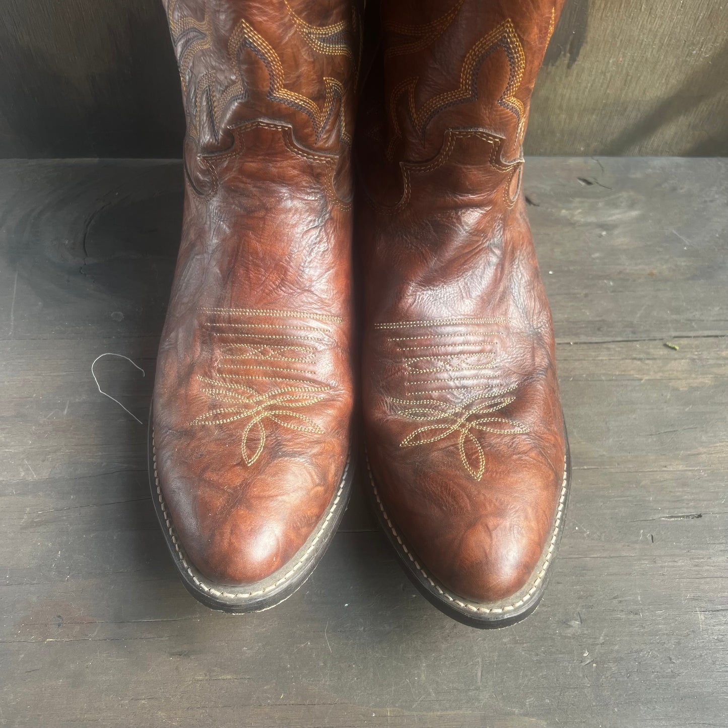 Justin Brown Cowboy Boots