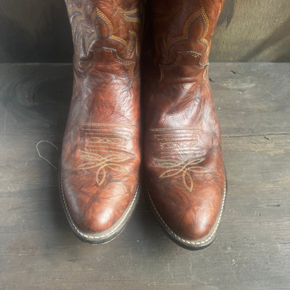 Justin Brown Cowboy Boots