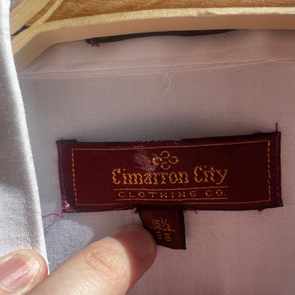 Cimarron City White Pearl Snap