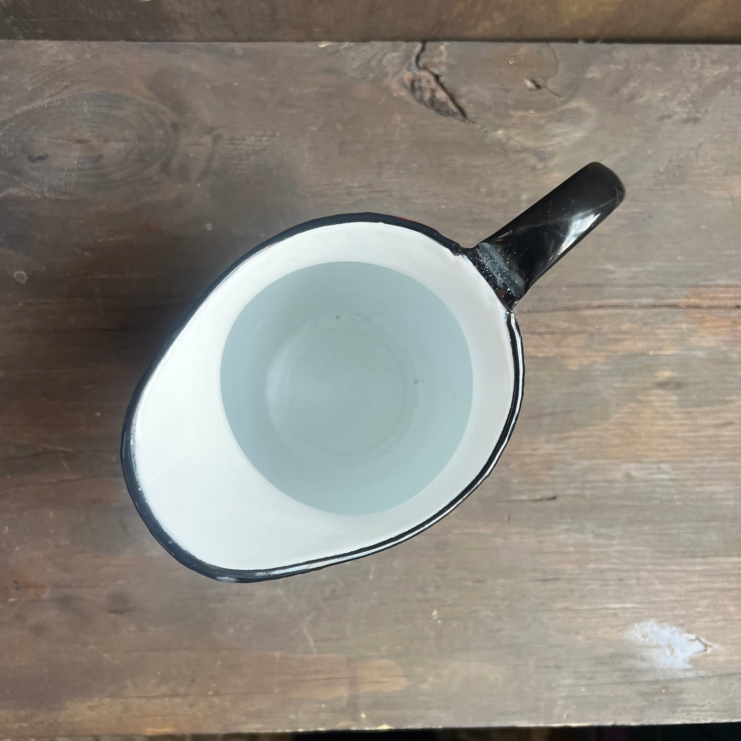 Red Vintage Asahi Japan Pitcher