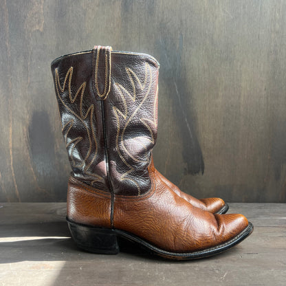 Acme Two-Tone Leather Boots