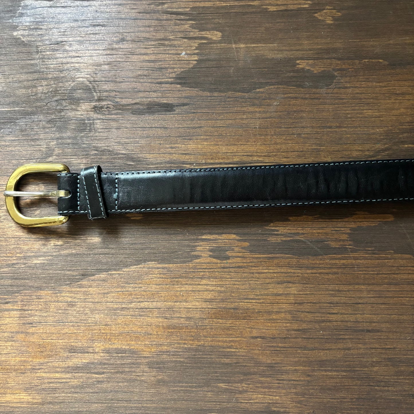 Basic Black Leather Belt