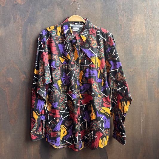 Vintage Rocky Mountain Clothing Co. Western Button Up