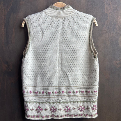Vintage Woolrich Cream Sweater Vest