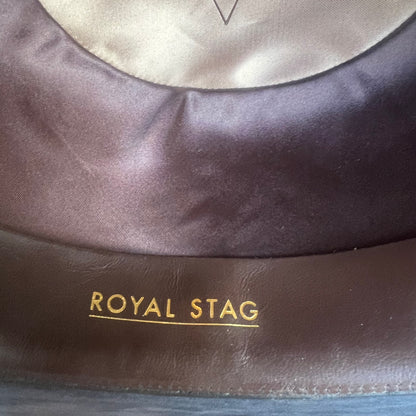 Royal Stag Navy Blue Hat with Braided Leather Band