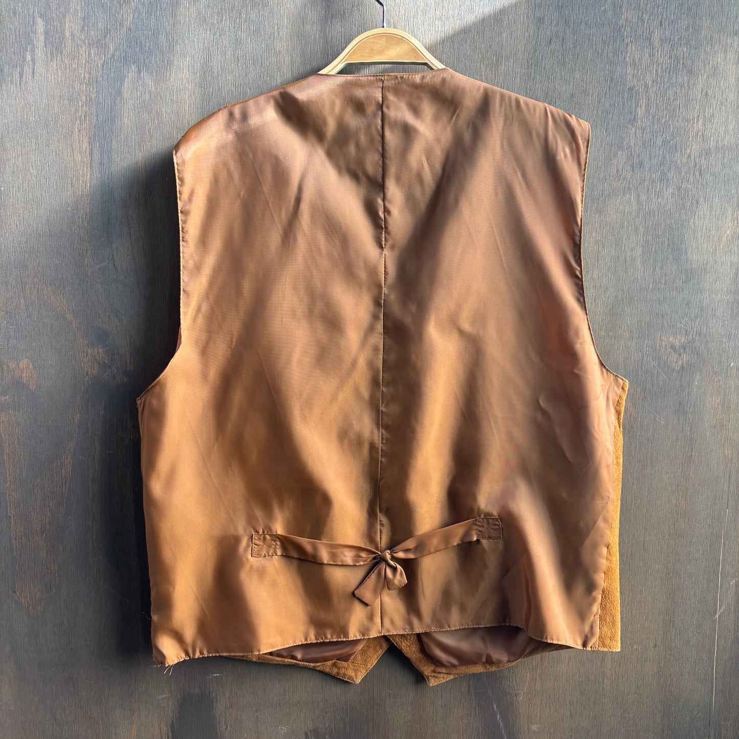 Minnetonka Tan Leather Fringed Vest