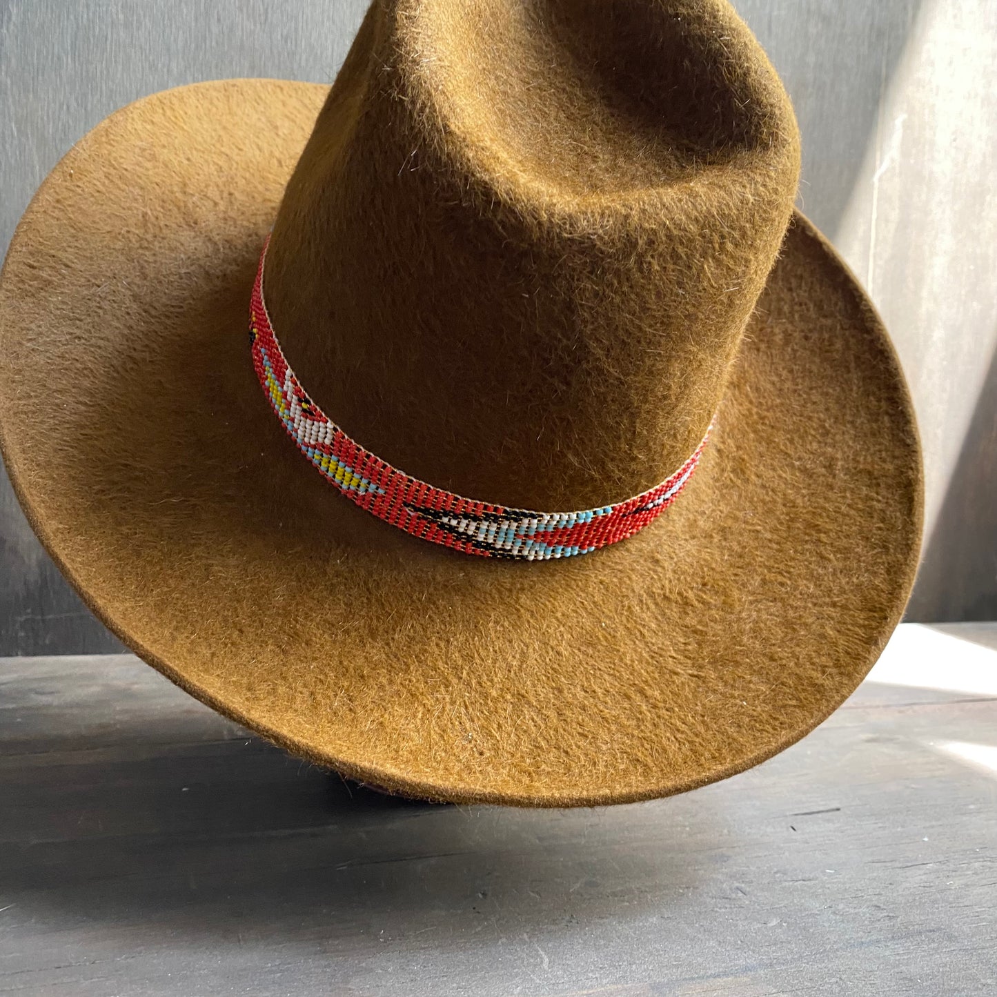 Justice Felt Hat with Beaded Band