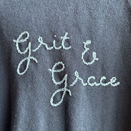 Custom Navy "Grit & Grace" Sweatshirt