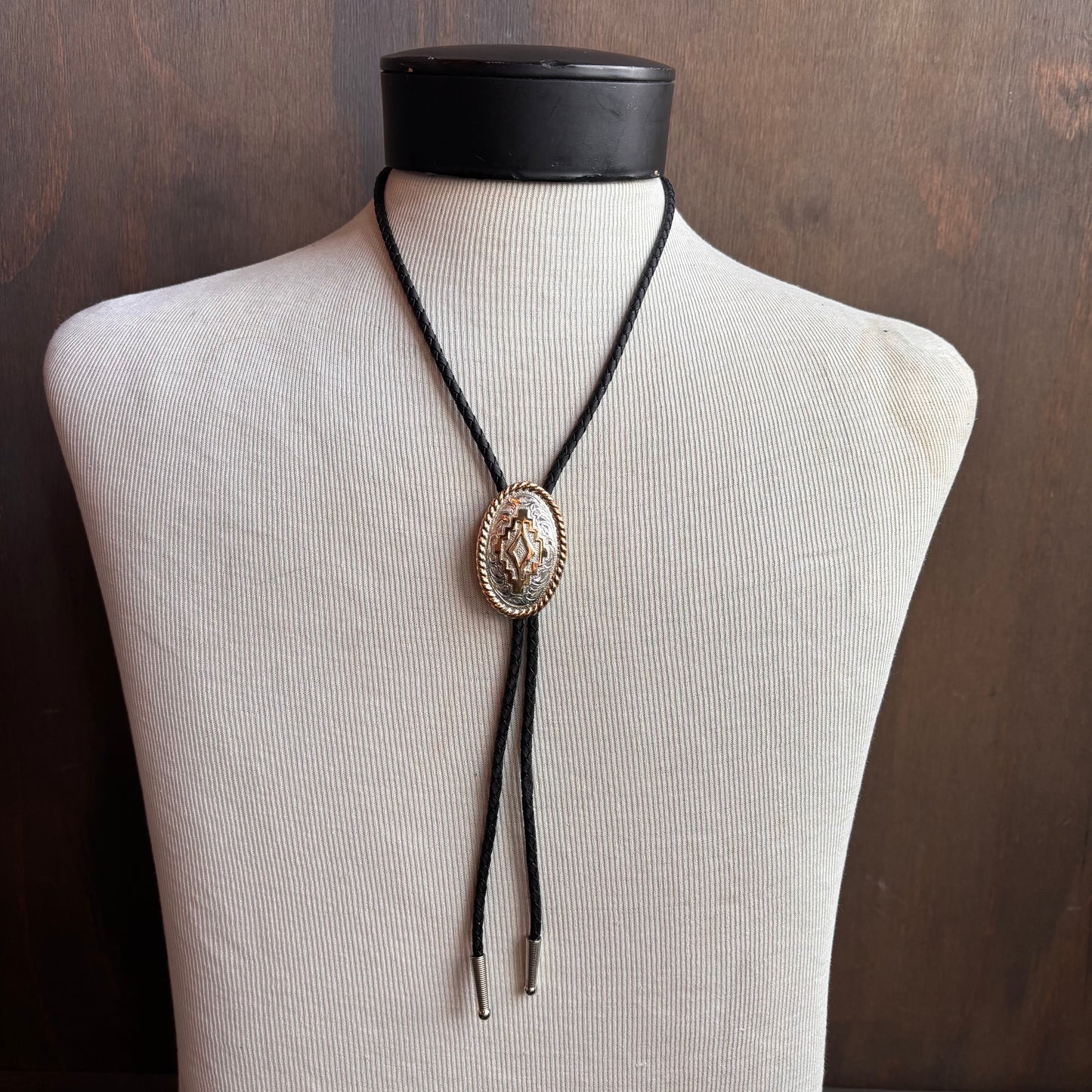 Hollywood Style Bolo on Black Tie
