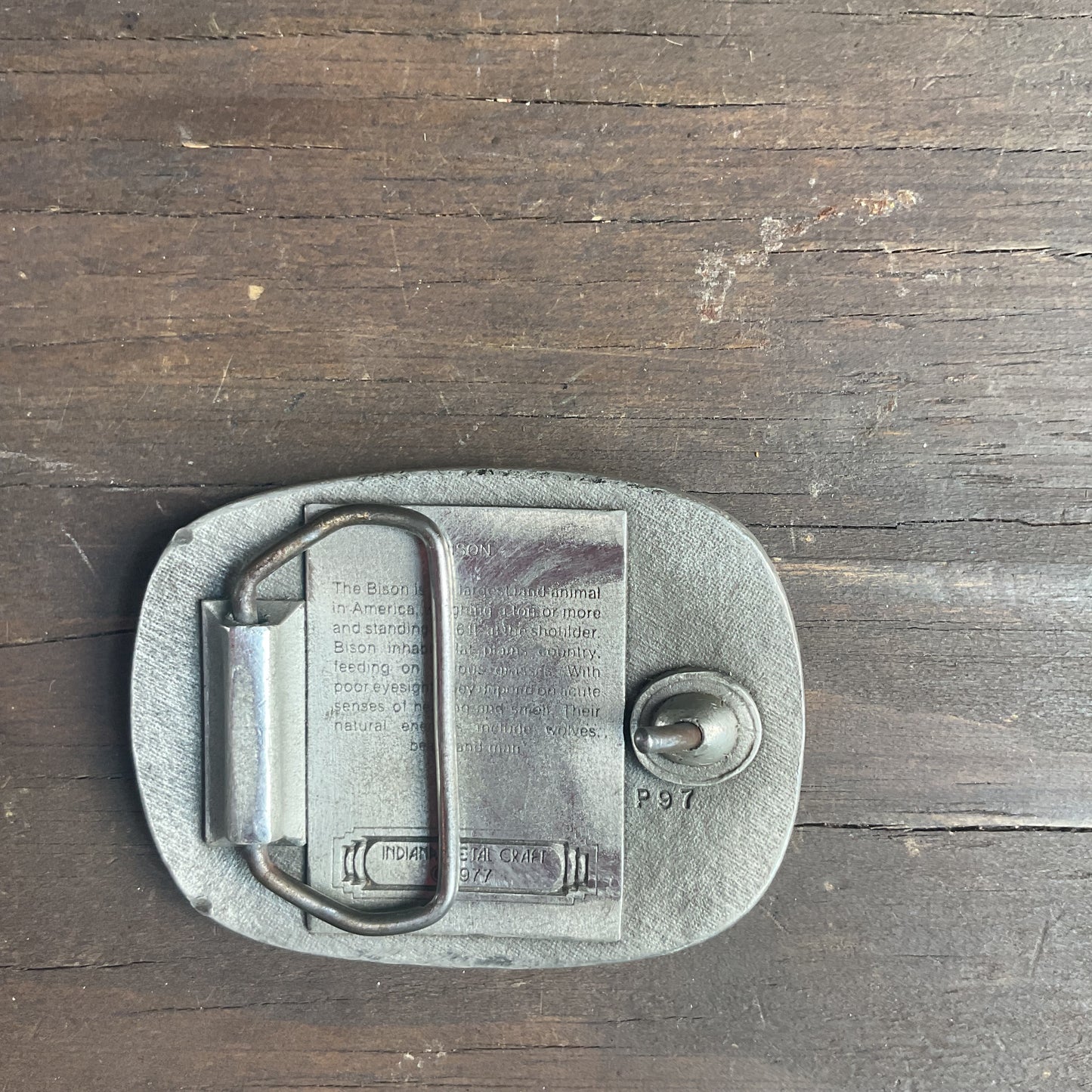 Bison Belt Buckle