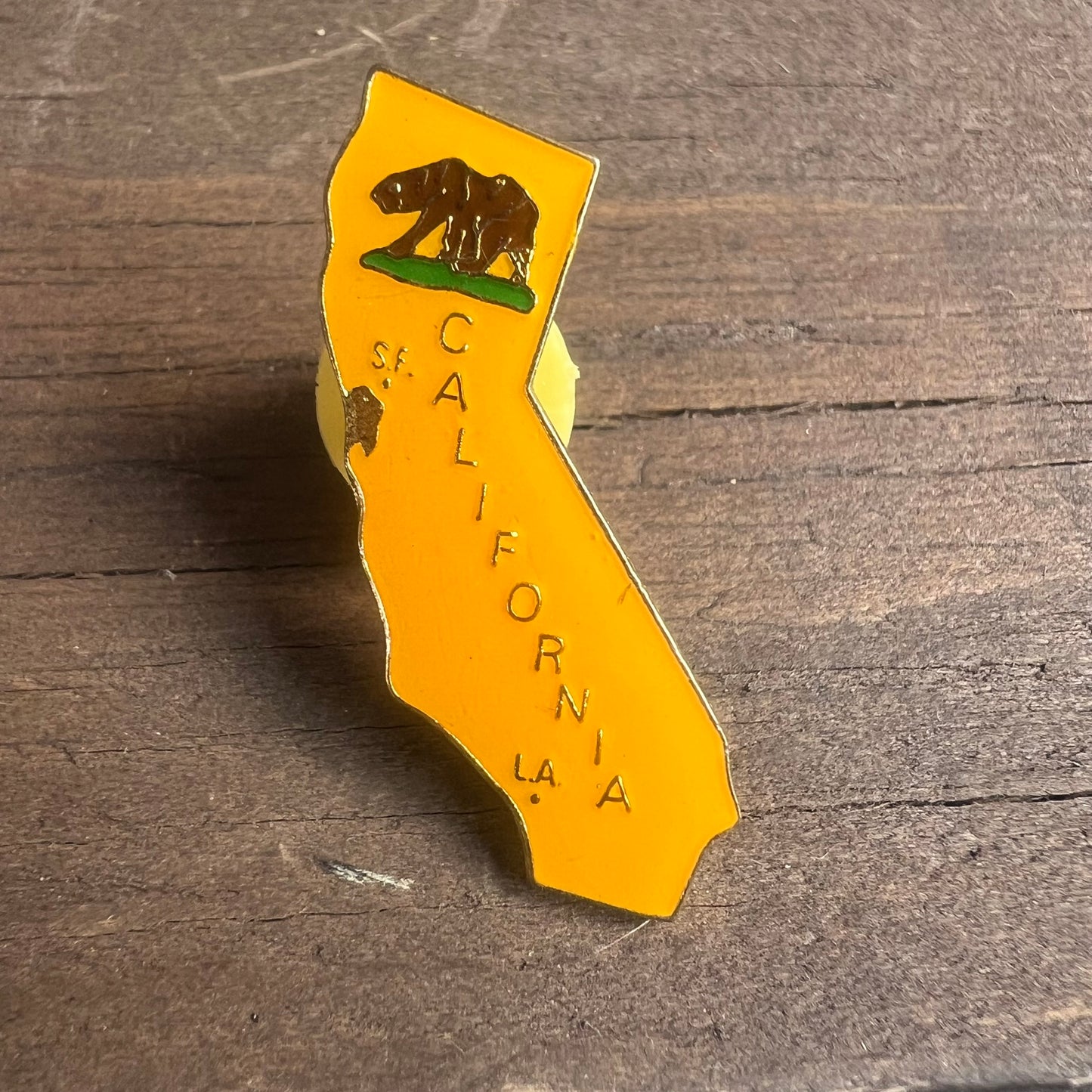 Yellow California Pin