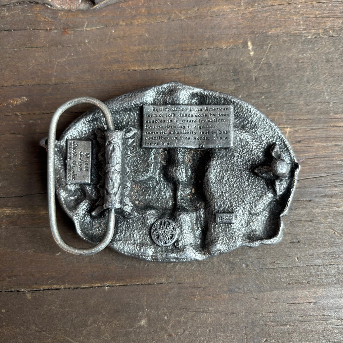 Siskiyou Square Dancing Belt Buckle (1985)