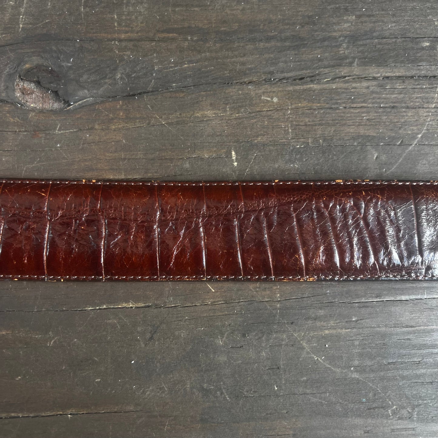 Brighton Horse Head Brown Belt