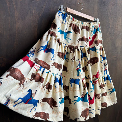 Custom Made Buffalo Skirt