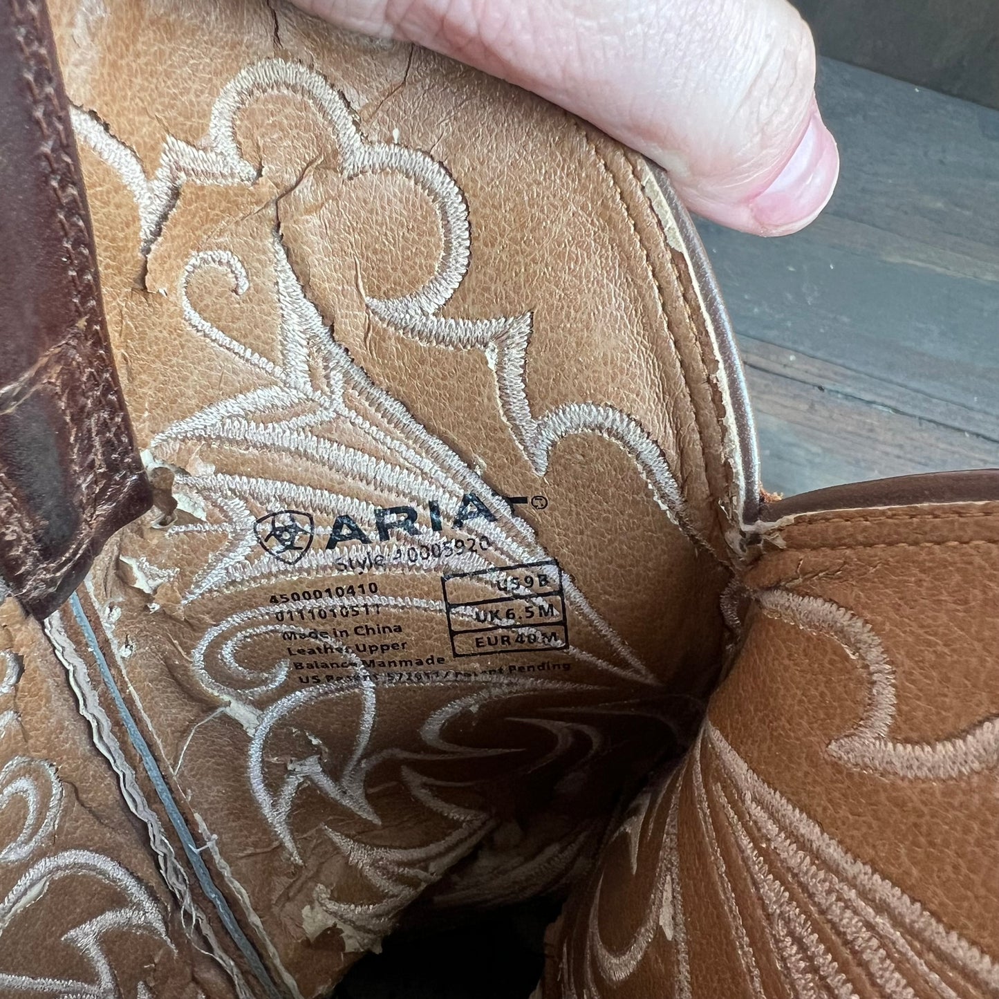 Ariat Brown Leather Boots