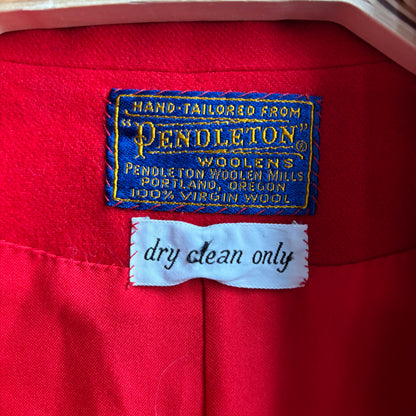 Vintage Pendleton Red Wool Jacket
