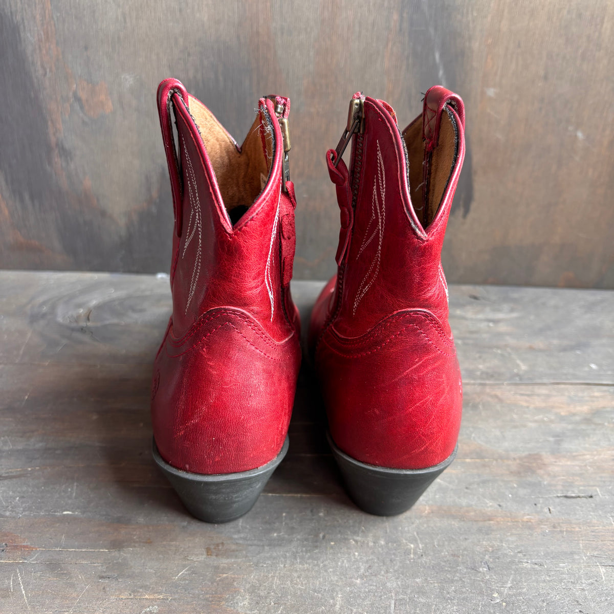 Ariat Red Ankle Boots