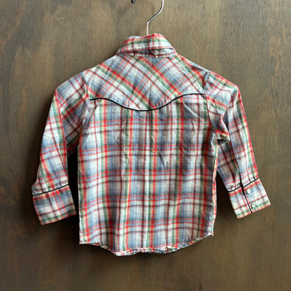 Vintage Sears Kids Pearl Snap Shirt