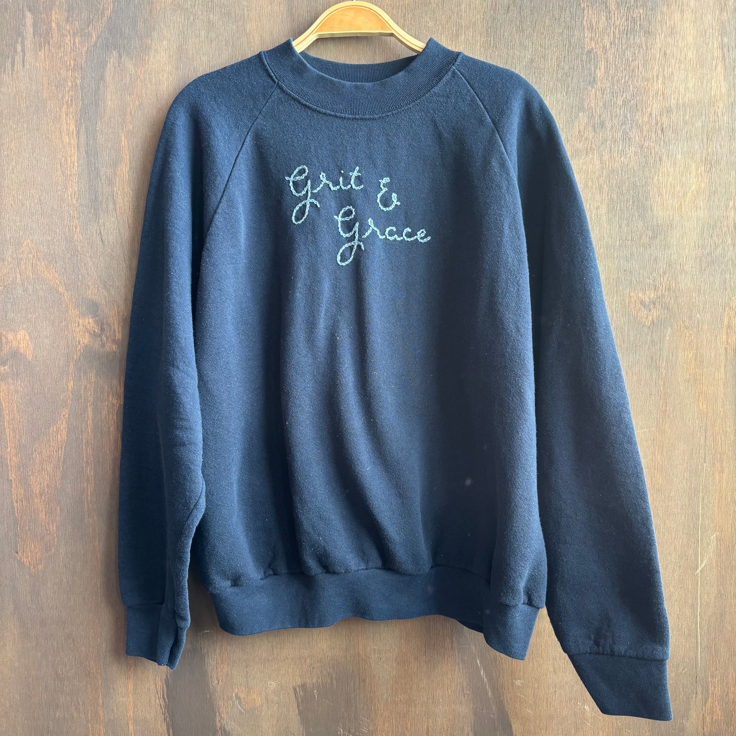 Custom Navy "Grit & Grace" Sweatshirt