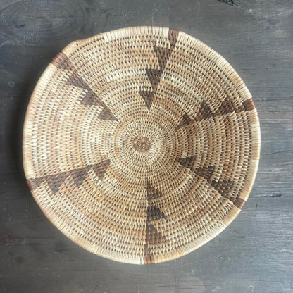 Woven Straw Bowl