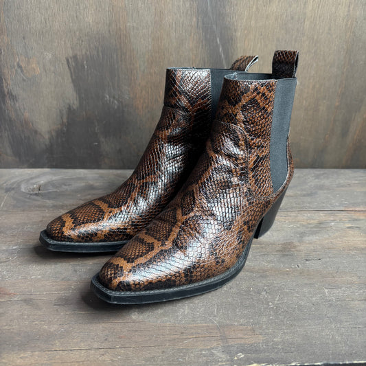 Everlane Faux Reptile Ankle Boot