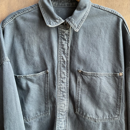 Vintage Denim Chore Coat