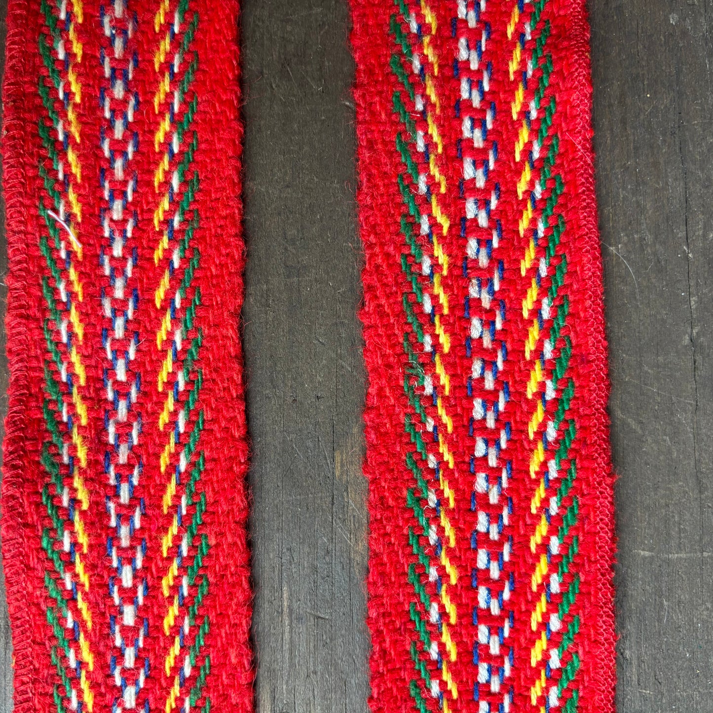 Red Woven Belt