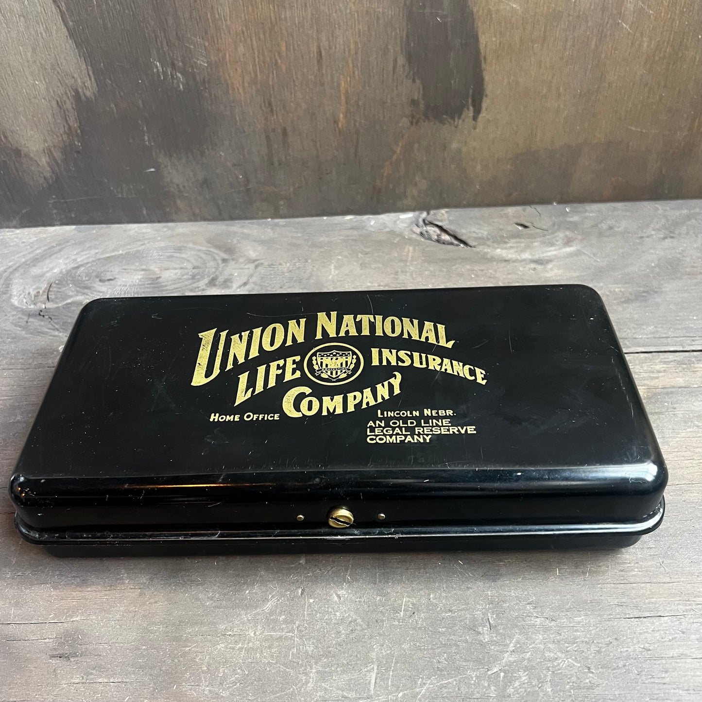 Union National Life Insurance Company Tin Box